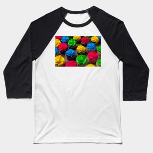 Corlorful Easter Cupcakes Baseball T-Shirt